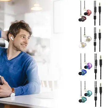 1 Ks Športové Stereo In-ear Slúchadlá S Mikrofónom 3,5 mm Ovládací Box Káblové Slúchadlá Pre Samsung Galaxy S6 S7 S8 Xiao-mi Telefón