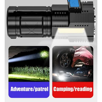 1 Nastavte KLASU Kempingové Svietidlo Vonkajšie Prenosné USB Nabíjateľné Silné Svetlo Dlhý Rad Nepremokavé Turistické Camping