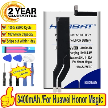 100% Originálne HSABAT 3400mAh HB465375EBC Batériu Pre Huawei Honor Magic