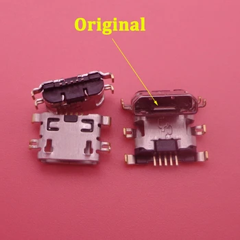 10PCS Micro USB Nabíjací Port Dock Pre Motorola Moto E6S 2020 XT2053-1 XT2053-2 XT2053-3 Konektor pre Nabíjačku Zásuvky
