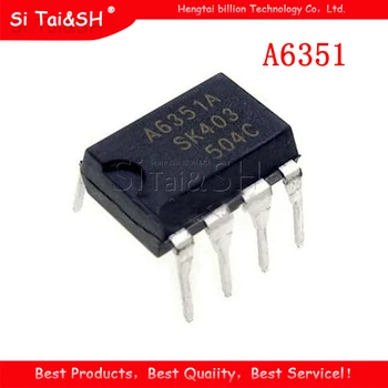 10PCS STR-A6351 A6351 A6351A DIP-8 Nových LCD power management chip