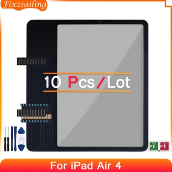 10pcs/Veľa Pre iPad Vzduchu 4 4th Gen 2020 A2324 A2325 A2072 A2316 Dotykový Displej Digitalizátorom. Snímača Sklo Panel Opravu, Výmenu Nástroja