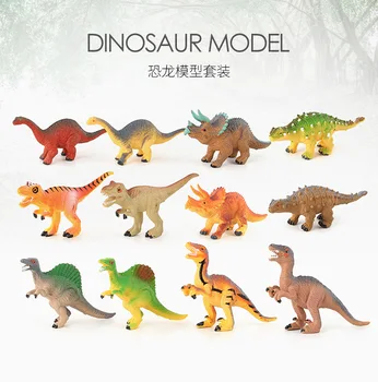 12pcs/set Mini Dinosaurov Údaje Modelov Zobrazuje Dekorácie Deti Hračky, Darčeky Zbierky urob si sám