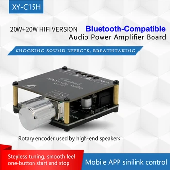 2*20W Bluetooth-Kompatibilné Zosilňovač Triedy D, Audio 10W~200W HiFi Stereo Bezdrôtový Hudobný Prehrávač Mini Aplikácie Digitálneho ZOSILŇOVAČA