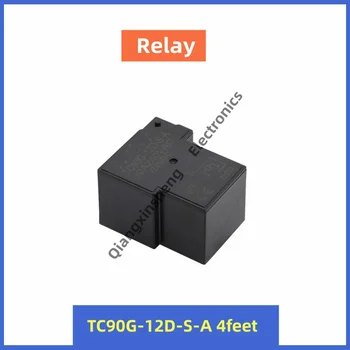 2 ks Relé TC90G-12D-S-4-pin normálne otvoriť plug-in karty pre 40A vysoký prúd T90 novú energiu do nabíjacej stanice, relé