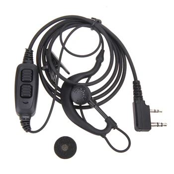 2 Pin, Dual PTT Slúchadlo Headset Mikrofón pre Baofeng Rádia UV-82 UV-8D Walkie Talkies Príslušenstvo