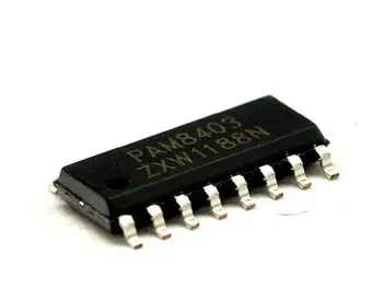 20pcs PAM8403DR Audio/Video Zosilňovače IC ZOSILŇOVAČ TRIEDY D STEREO 3W 16SOP Elektronické componant Integrované obvody PAM8403DR