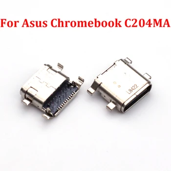 2ks USB Typu C Konektor Pre Asus Chromebook C204MA USB C USB3.1 Typ-C, USB Nabíjanie Zásuvky Port Konektor DC Konektor Napájania Konektor