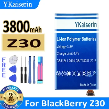 3800mAh YKaiserin Batérie pre BlackBerry Z30 Nová Bateria + Trať Kód