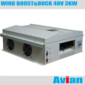 3KW 48V MPPT Vietor Generátor Radič s Boost a Buck Funkcia CE Free Software Monitor pre RS232 3KW Veterných Turbín Použitie