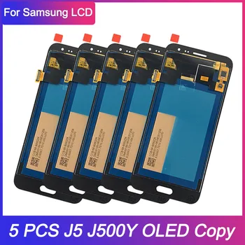 5 ks/veľa OLED KÓPIU LCD SAMSUNG Galaxy J5 2015 J500 LCD Displej Dotykový Displej Pre Samsung J500H J500FN J500F J500M SM-J500F