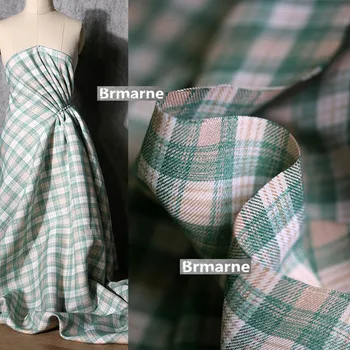 50 cm*150 cm/kus High-end British svetlo zelená DIY čistej bavlny, tričko a nohavice textílie