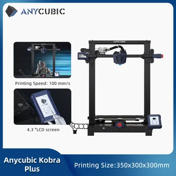 ANYCUBIC KOBRA PLUS 25-Bodové Automatické Vyrovnávanie 3D Tlač S 30*30*35 cm Väčšia Veľkosť FDM 3D Tlačiarne
