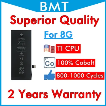 BMT Pôvodné 10pcs Vynikajúcu Kvalitu Batérie pre iPhone 8 8G 100% Kobaltu Bunky + MPC Technológie v roku 2019 nahradenie iOS 13 oprava