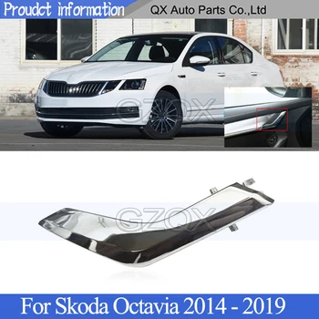 CAPQX interiérové dvere rukoväť Pre Škoda Octavia 2014 2015 2016 2017 2018 2019 kľučky chromeplate