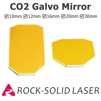 CO2 Laser Optického Zrkadla Galvo Kontroly Vedúci Skener Zrkadlá X Os Y Quartz 10.6 um Svetlo Veľkosť bodu 10 mm 12 mm 16 mm 20 mm 30 mm