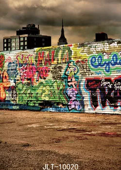Farebné Graffiti Fotografické Pozadie Ulice Mesta Osobnosti Pozadia Nečistoty Cestnej Prostredí Vinyl Prispôsobiť pre Photo Studio