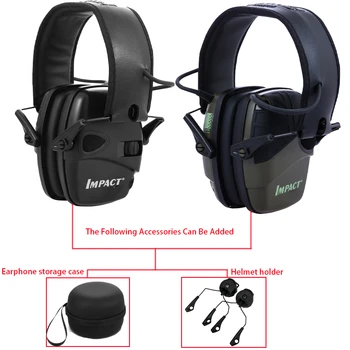 Horúce!Chrániče sluchu Aktívne Slúchadlá pre Streľbu Elektronická ochrana Sluchu Ear chrániť Redukcia Šumu active lov slúchadlá
