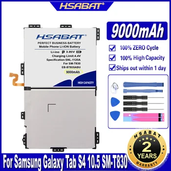 HSABAT EB-BT835ABU 9000mAh Tablet Batérie pre Samsung Galaxy Tab S4 10.5 SM-T830 T830 SM-T835 T835 Batérie