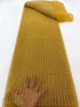 Korálky Čipky Textílie Vysoko Kvalitné Pletivo Výšivky S-1302479 Tylu Nigérijský Čipky Textílie Pre Luxusné Party Šaty