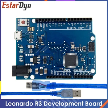 Leonardo R3 vývoj doska Doska + USB Kábel ATMEGA32U4 Pre Arduino