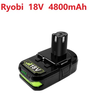 Lítium-iónová napájanie nástroj náhradné batérie Ryobi 18V 4800mAh univerzálny model 18V bezpečnosti kompatibilné batérie