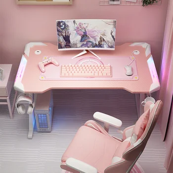 Móda ružová streamer stolný počítač, písací stôl rodinu kotva roztomilý dievča hry tabuľka kombinácia silného high-end tabuľka