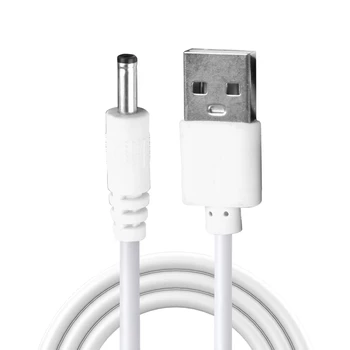 Napájací Kábel USB pre Dc 3.5 x 1.35 mm Rovný Jack Adaptérom pre Nabíjačku Konektor Kábel pre Router TV Tabuľka Lampa