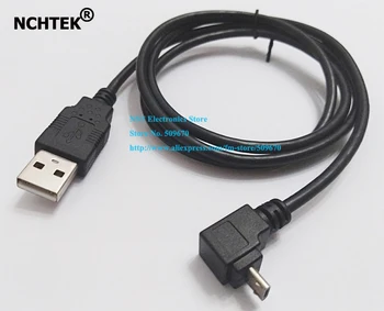 NCHTEK Dole Uhle 90 Stupňov, Micro USB Samec na USB nabíjací Kábel Pre Mobilný Telefón & Tablet Asi 1 m/Doprava Zdarma/1PCS