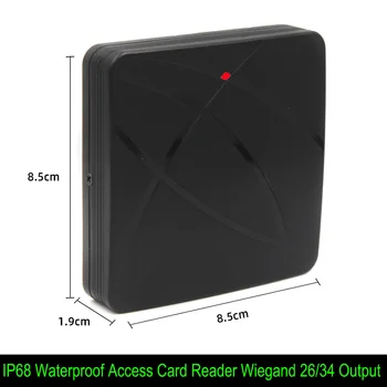 Nepremokavé Blízkosti RFID ID EM Riadenie Prístupu Čítačku Wiegand 26 34 125KHz 13.56 Mhz