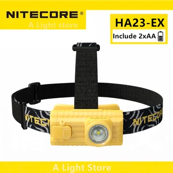 NITECORE HA23-Ex Svetlomet reflektor Pracovný nástroj vedúci Svetlo Nabíjateľná Rybárske Prenosné Svietidlo Hlavu Blesku