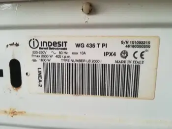 Nová práčka pás pre indesit wg 435 tp som 46180350200