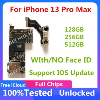 Origina Odomknutý Pre iPhone 13 Pro max Doske IOS Plný Čipy Doske Čisté iCloud Logic Board Tvár ID Testu Pracovné dosky