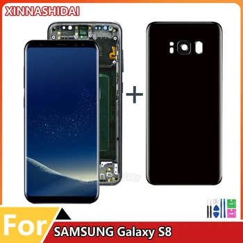 Originálne LCD Displej pre SAMSUNG Galaxy S8 G950F G950FD G9500 G950U LCD S8 Plus G955f Displej Dotykový Displej Digitalizátorom. Náhradné
