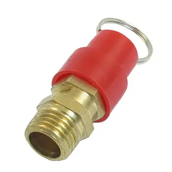 Poistný ventil 1/4 Zoll PT kompresie vzduchu ventil červená + zlato