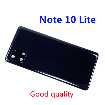 Pre SAMSUNG Galaxy Note 10 Lite N770 N770F Batérie puzdro Zadné Ochranné Dvere Späť na Bývanie NOTE10 Lite Objektív Fotoaparátu Veko