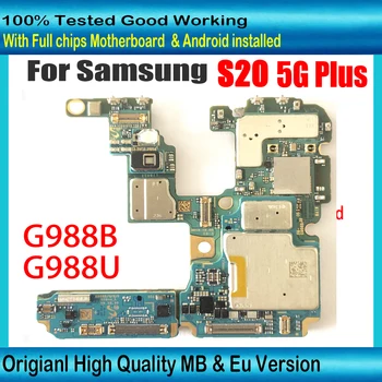 Pre Samsung Galaxy S20 Plus 5G G988B G988U 128GB Pôvodný Dosky Plné Odomknutý Doske G988B G988U systém Android Doska