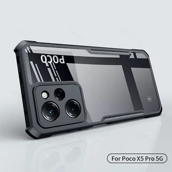 Pre Xiao Poco X5 Pro 2023 Prípade Akryl Jasné Shockproof Zadný Kryt Nárazníka Poxo Málo Poko Pofo X5 5G PocoX5 X5Pro PocoX5Pro