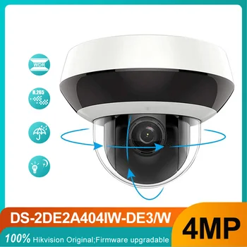 Pôvodný 2-palcový 4 MP, 4x Optický Zoom Wi-Fi IČ Mini PTZ Dome Sieťová Kamera DS-2DE2A404IW-DE3/W Vonkajšie Kamery IP66