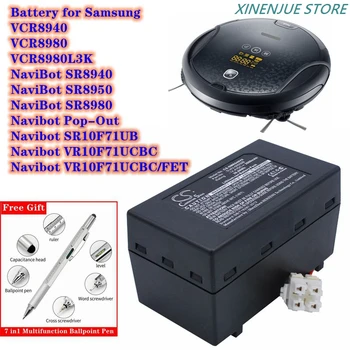 Robot Vysávač Batérie 14,4 V/2000mAh pre Samsung Navibot Pop-Out,SR10F71UB,SR8940,SR8950,SR8980,VR10F71UCBC,VCR8940