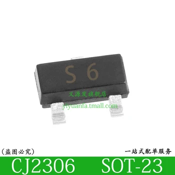 S6 CJ2306 10PCS SOT-23 N-Kanálového MOSFET IC ČIP