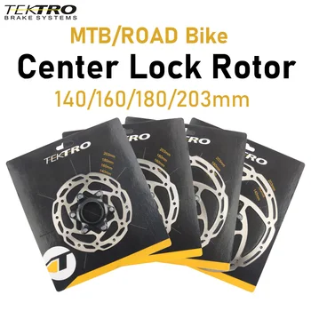 Tektro Center Lock Rotora Horský Bicykel Centerlock Disky TR160-35 Cestnej Bike Disk 140 160 180 203mm Požičovňa Záznam MTB Časti