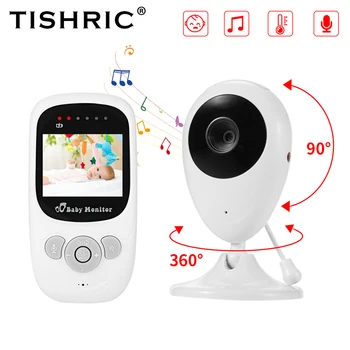 TISHRIC Video Baby Monitor SP800 2,4-palcový LCD Displej 2 spôsob aplikácie Talkback Bezdrôtový Baby Monitor Fotoaparátu s Infračervené Nočné Videnie