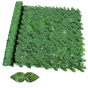 Umelé Leaf Plot Ivy Zabezpečenie Steny Vonkajšie Falošné Rastliny Zelenej Listovej ochrany Osobných údajov Plotu Panely pre Domov, Záhradu Dvore Balkón Dekorácie