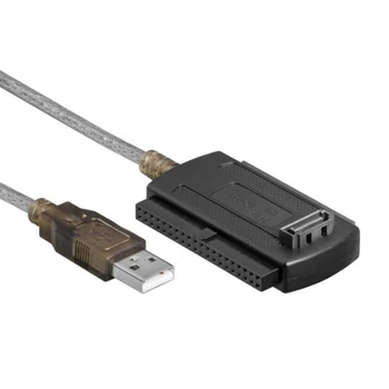 USB 2.0, ak IDE/SATA Ľahko Disk Kábel Vzájomnú Konverziu Univerzálny Kábel SATA 2.5/3.5 palcový Počítač ssd (Solid State Drive Adapter