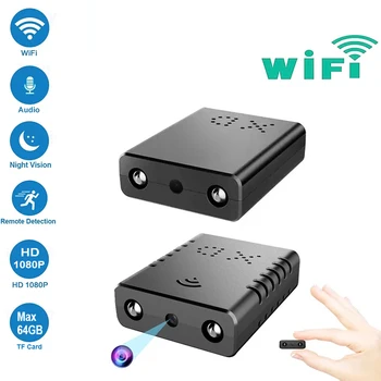 WiFi Mini Kamera Tajné XD IP HD 1080P Snímač Pohybu Zistiť Cam Nočné Videnie Monitor Malé Bezdrôtovú Domácu Dohľadu Videokamera