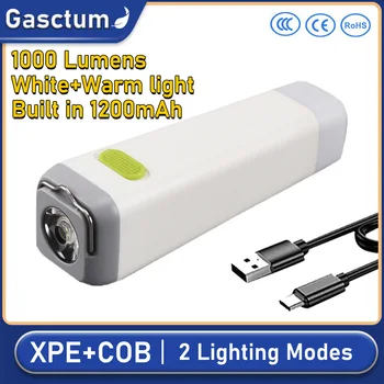 XPE + KLAS Mini Nabíjateľná LED Baterka Teplá Biela Led Pocket Torch 100 metrov osvetlenie vzdialenosť Používa pre dobrodružstvo, camping