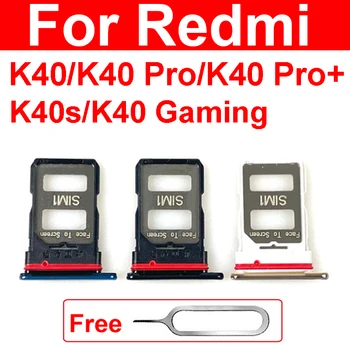 Zásuvku na Kartu Sim, Pre Xiao Redmi K40 K40 Pro K40 Herné SIM Kartu Micro SD Card Reader, Držiak na Náhradné Diely